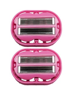 2x Classic Omnishaver  Pink  The Fastest Way to Shave Head Legs Arms BodyAn Alternative to Disposable Shaving Razors Self Cleans  Strops During Use with Durable BladeBald Head Shaver for Women