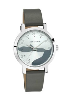 fastrack Silver Dial Leather Strap Watch 6222Sl02  - Image 2