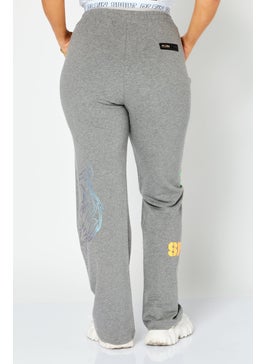 Women Sportswear Fit Brand Logo Training Pants, Grey Combo - pzsku/ZCEE207EFF8E5E770B071Z/45/_/1735481234/0ff4d106-1c10-48fc-918b-3b345f858c5f