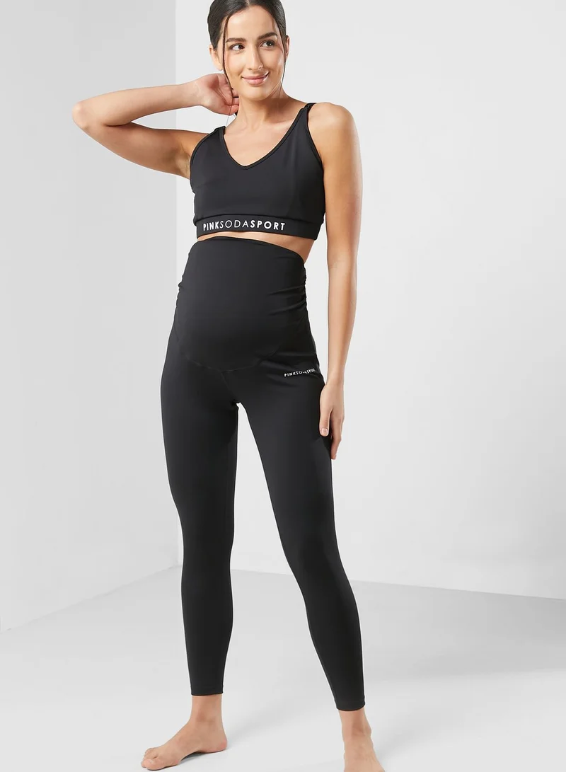 Pink Soda Maternity Poly Elastine Tights