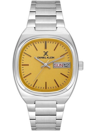 DANIEL KLEIN DK102-DK.1.13751-2 Yellow Dial Metal Men's Wristwatch  - Image 1
