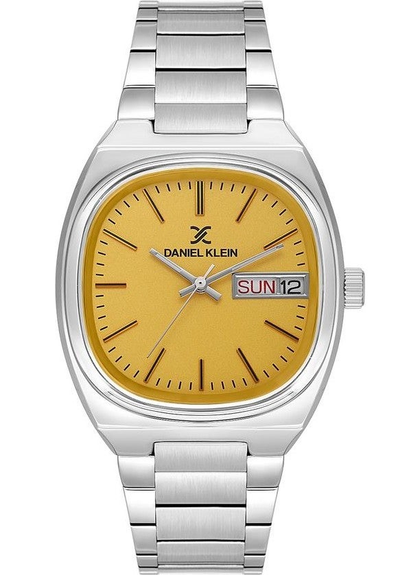 DANIEL KLEIN DK102-DK.1.13751-2 Yellow Dial Metal Men's Wristwatch  - Image 1