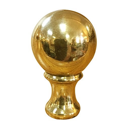 Royal Designs Inc Royal Designs Small Ball Lamp Finial for Lamp Shade, 2 Inch, Polished Brass - Set Of 2 - Image 3