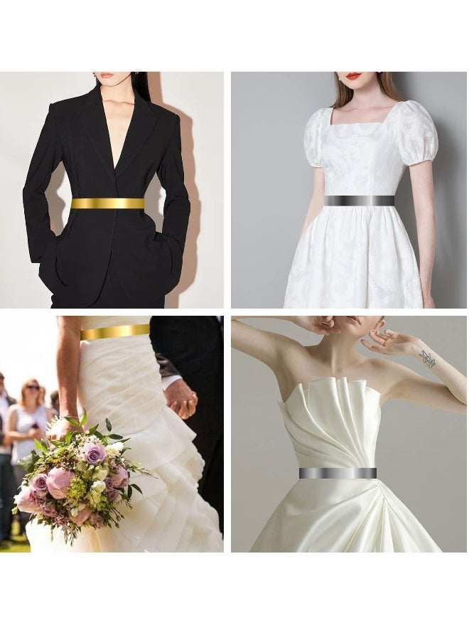 Dress Mirror Metal Girdle, Gold Adjustable Waist Chain Belt Dress Accessories for Girls Women Party Wedding Festival - Image 3