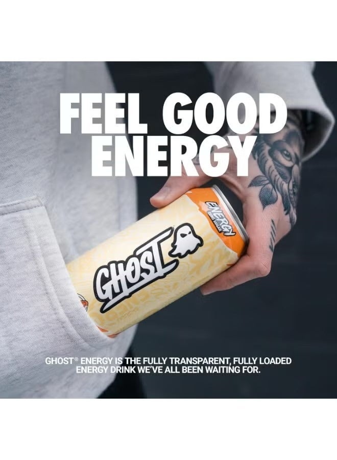 Ghost Energy Drink – Orange Cream – 473ml (Pack of 12) - Image 2