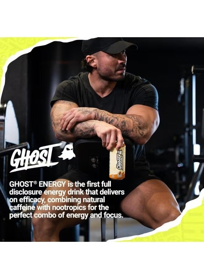 Ghost Energy Drink – Orange Cream – 473ml (Pack of 12) - Image 4