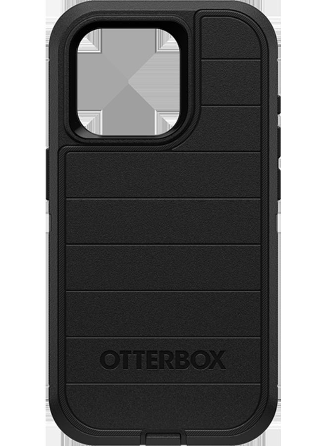 Defender Pro Series Case and Holster - iPhone 15 Pro Black