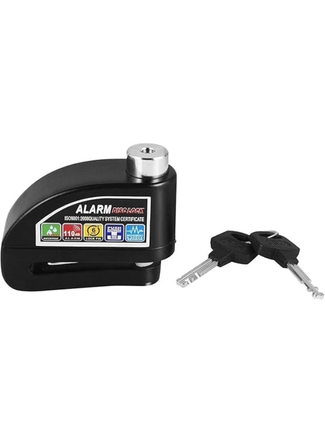 يو شوب قفل إنذار ضد السرقة للموتوسيكلات، مناسب لجميع الموتوسيكلات، مقاوم للماء لفرامل القرص أو الدبرياج من يوشوب - Image 1