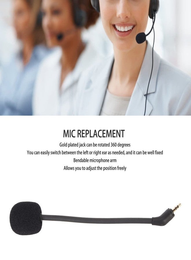 Yoidesu Game Mic Replacement for Astro, 2.5mm Detachable Plug and Play Microphone for Gaming Headsets, Noise Cancelling Design Rotatable Bendable Boom Microphone - Image 2