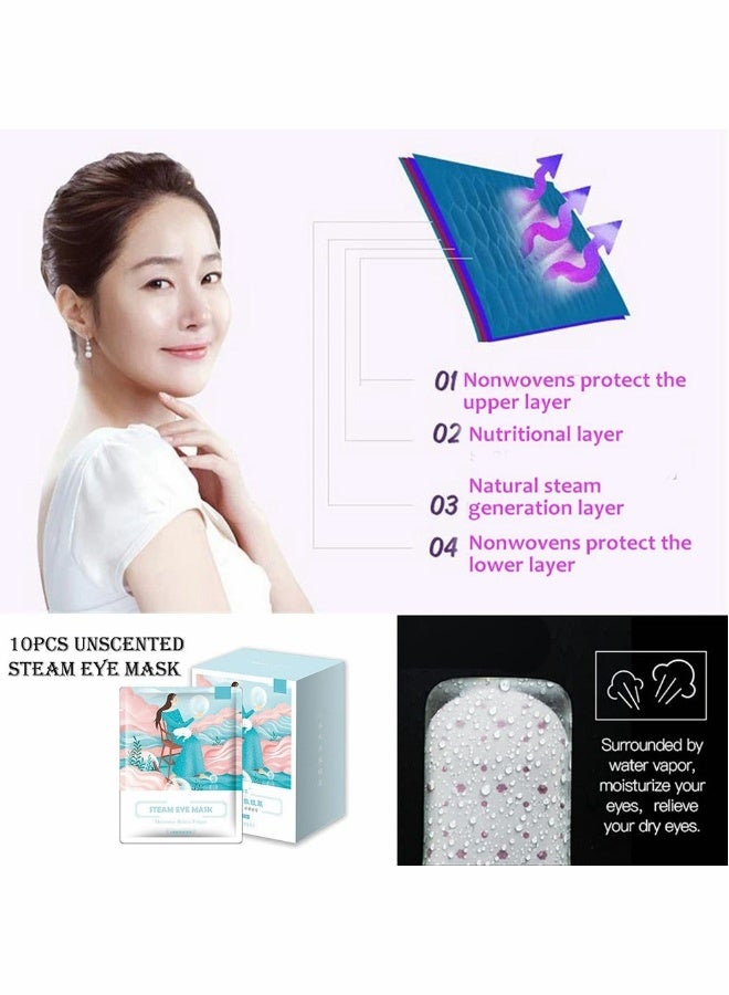 10 Packs Hot Steam Eye SPA Mask - Image 3