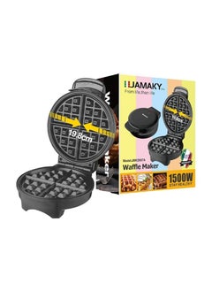JAMAKY Italy Jamaican Waffle Maker 1500 Watt - JMK 2007A - Black Color  - Image 1