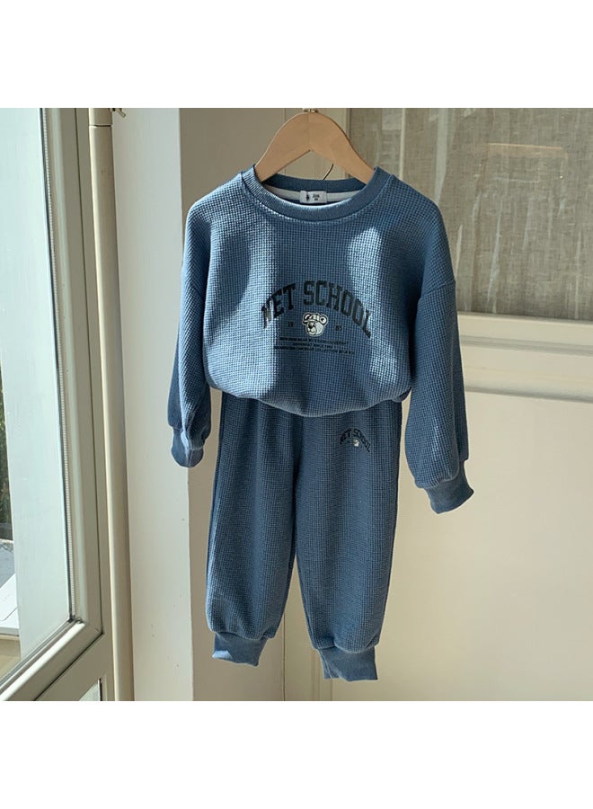 Boys' Casual Sweatshirt Spring Outfit Spring And Autumn New Children's Clothing Children's Autumn Sports Clothes Spring Top Trendy