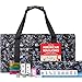 Jongyance American Mahjong Game Set Mahjong Tile Set Blcak Bag166 White Tiles 4 AllinOne Color RackPushers 100 Chips 1 Wind Indicator - Image 2