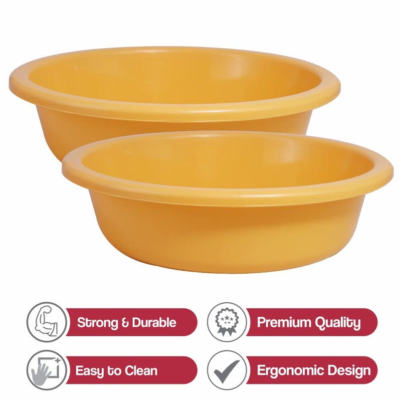 Wonder Homeware Prime Bowl 6 Heavy Quality Bowl Set, 3 pc Bowl 4 LTR, Yellow Color - Image 4