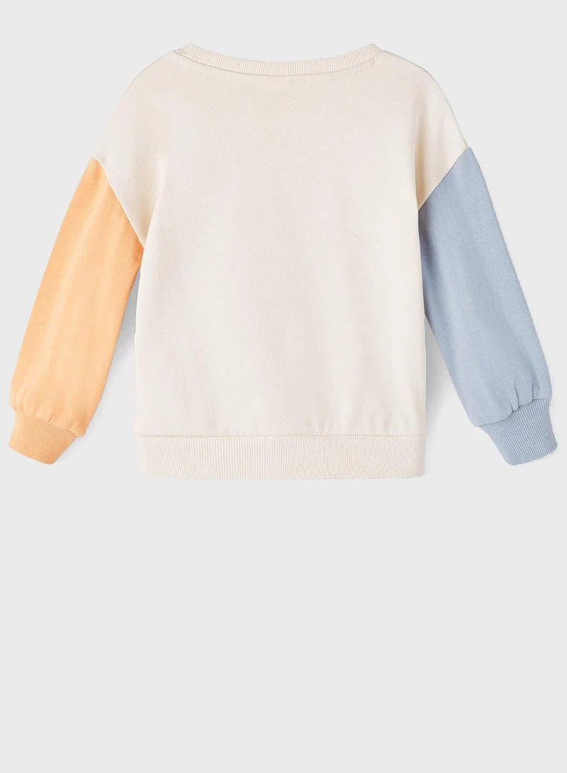 NAME IT Kids Color Block Sweatshirt