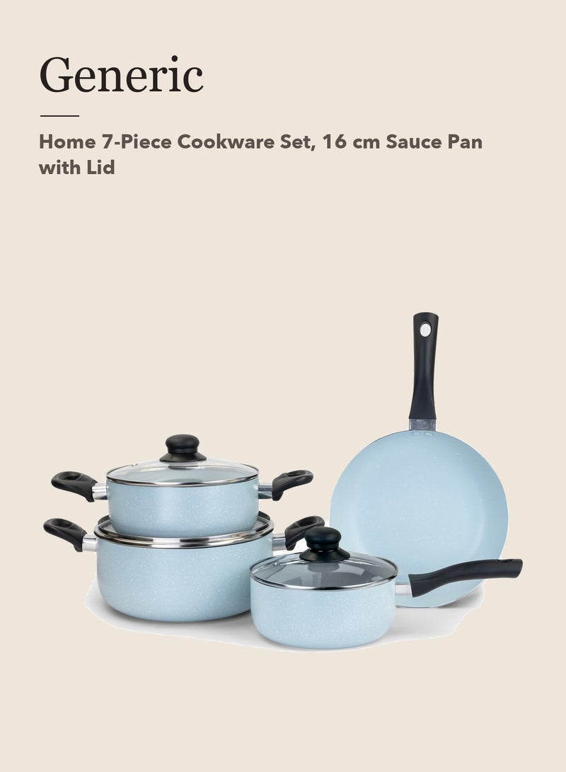 40+ Pcs Kitchen Essentials Set - Noon East 18 Pc Dinner Set + Generic 7 Pc Cookware Set + Aanya Homecraft 16 Pc Cutlery Set + Royalford 7 Pc Knife Set - Image 2