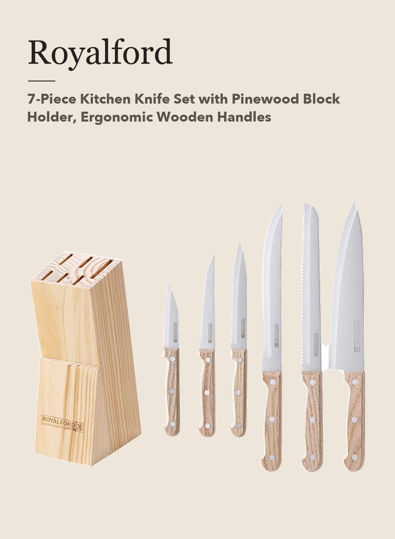 40+ Pcs Kitchen Essentials Set - Noon East 18 Pc Dinner Set + Generic 7 Pc Cookware Set + Aanya Homecraft 16 Pc Cutlery Set + Royalford 7 Pc Knife Set - Image 5