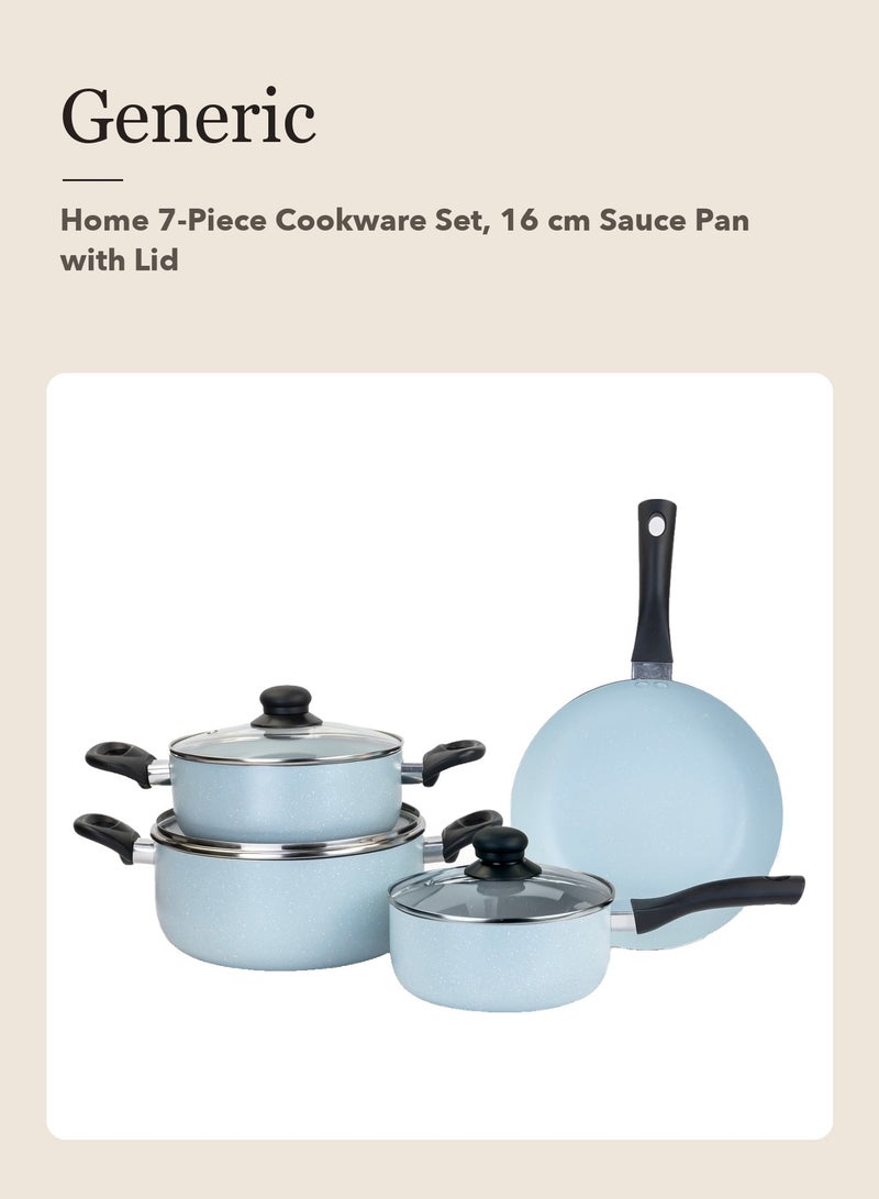40+ Pcs Kitchen Essentials Set - Noon East 18 Pc Dinner Set + Generic 7 Pc Cookware Set + Aanya Homecraft 16 Pc Cutlery Set + Royalford 7 Pc Knife Set - Image 2