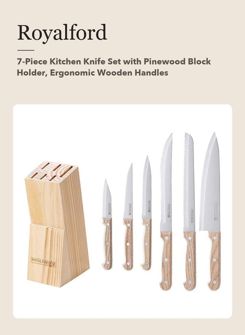 40+ Pcs Kitchen Essentials Set - Noon East 18 Pc Dinner Set + Generic 7 Pc Cookware Set + Aanya Homecraft 16 Pc Cutlery Set + Royalford 7 Pc Knife Set - Image 5