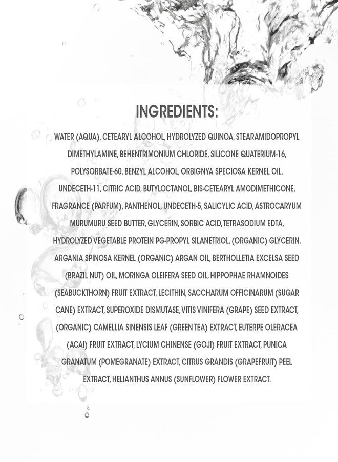 SEVEN Hair Care Satara Volume Conditioner for Women & Men, Sulfate + Paraben Free, Cruelty Free, Argan Oil, Pro Vitamin B5, Hydrolyzed Quinoa, Grapeseed Oil for Flat + Limp Hair Made in USA, 32 oz - Image 5