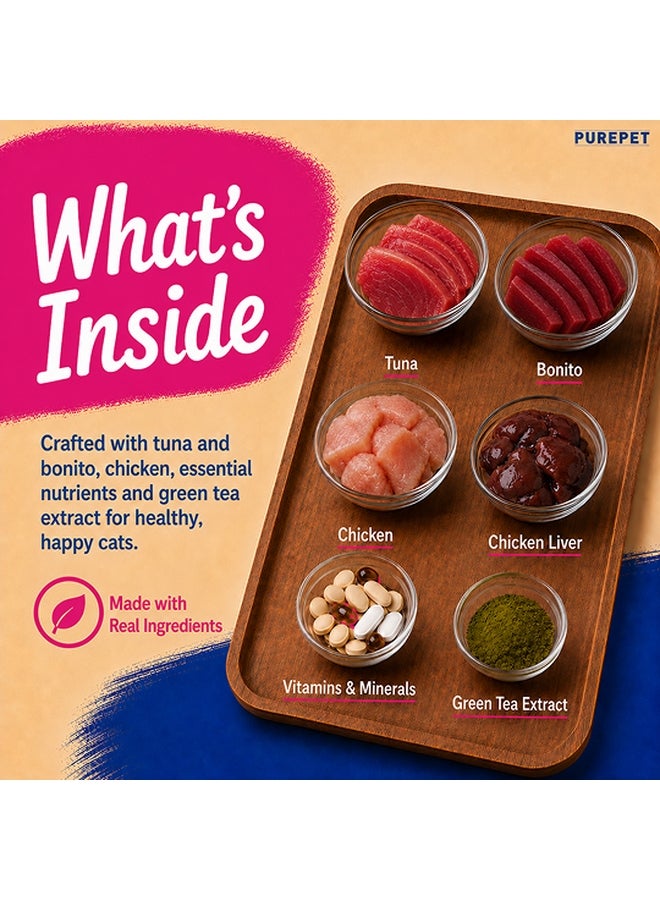 PUREPET Creamy Lickable Cat Treats Tuna And Bonito - Image 4