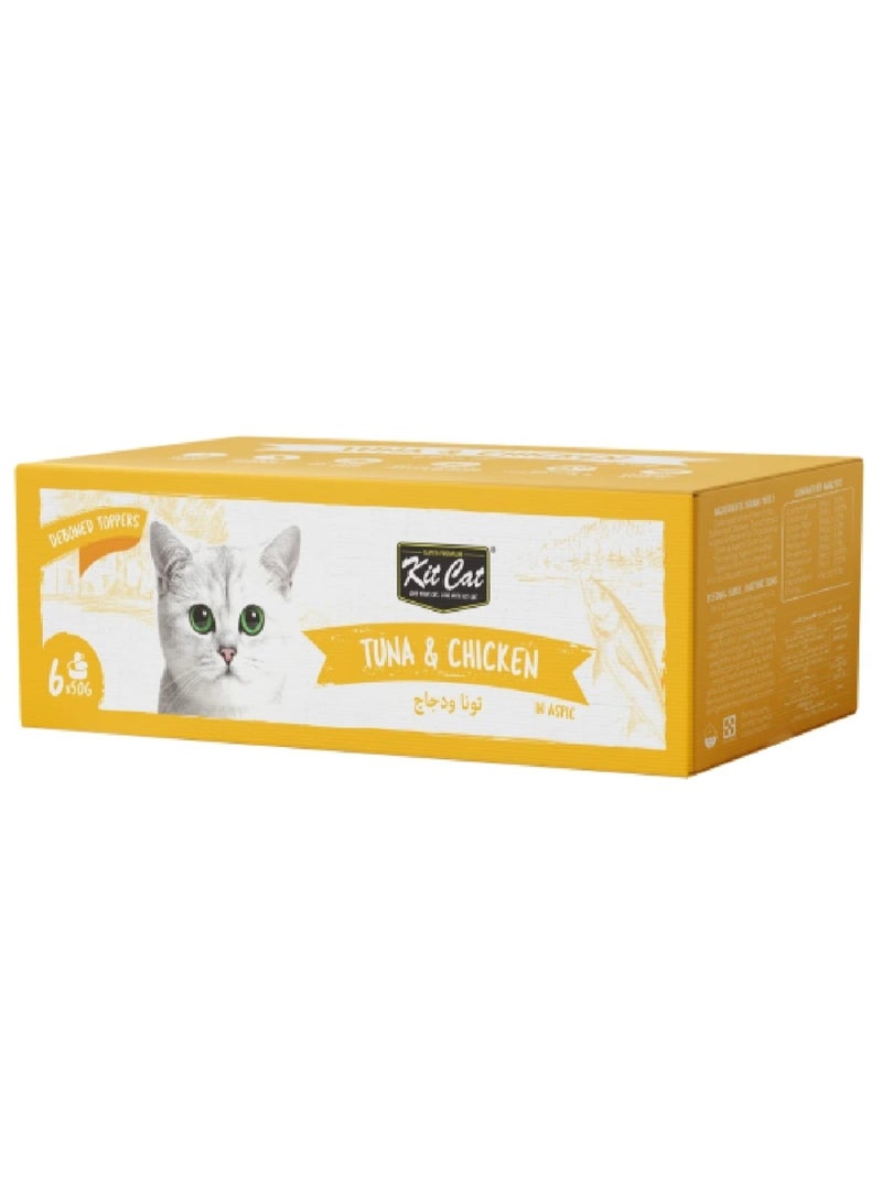 Kit Cat Deboned Multipack Tuna & Chicken Toppers 6X50g - Image 3