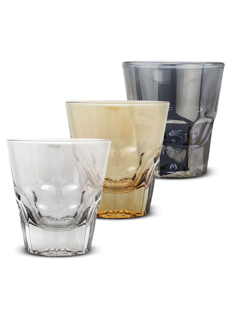 MIBRU Coffee Duratuff Cortado Glass Cup Suitable For Specialty Espresso Shots Pack Of 3  - Image 1