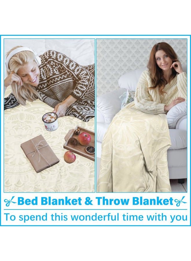 Vikumond Oversized Turkish Beach Towel Blanket XXL Cotton Sandproof Towels Boho Woven Extra Large Big Sand Free Giant Throw Thick Blankets Huge Quilt XL Picnic Camping Necessities Cloud For Adult Gifts - Image 5