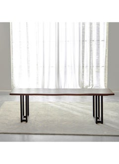 Home Box Montana Live Edge Solid Wood Bench 45 x 147 x 40 cm  - Image 2