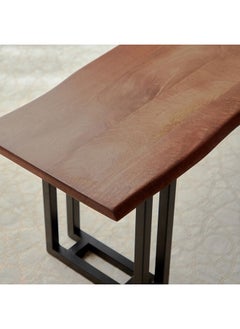 Home Box Montana Live Edge Solid Wood Bench 45 x 147 x 40 cm  - Image 3