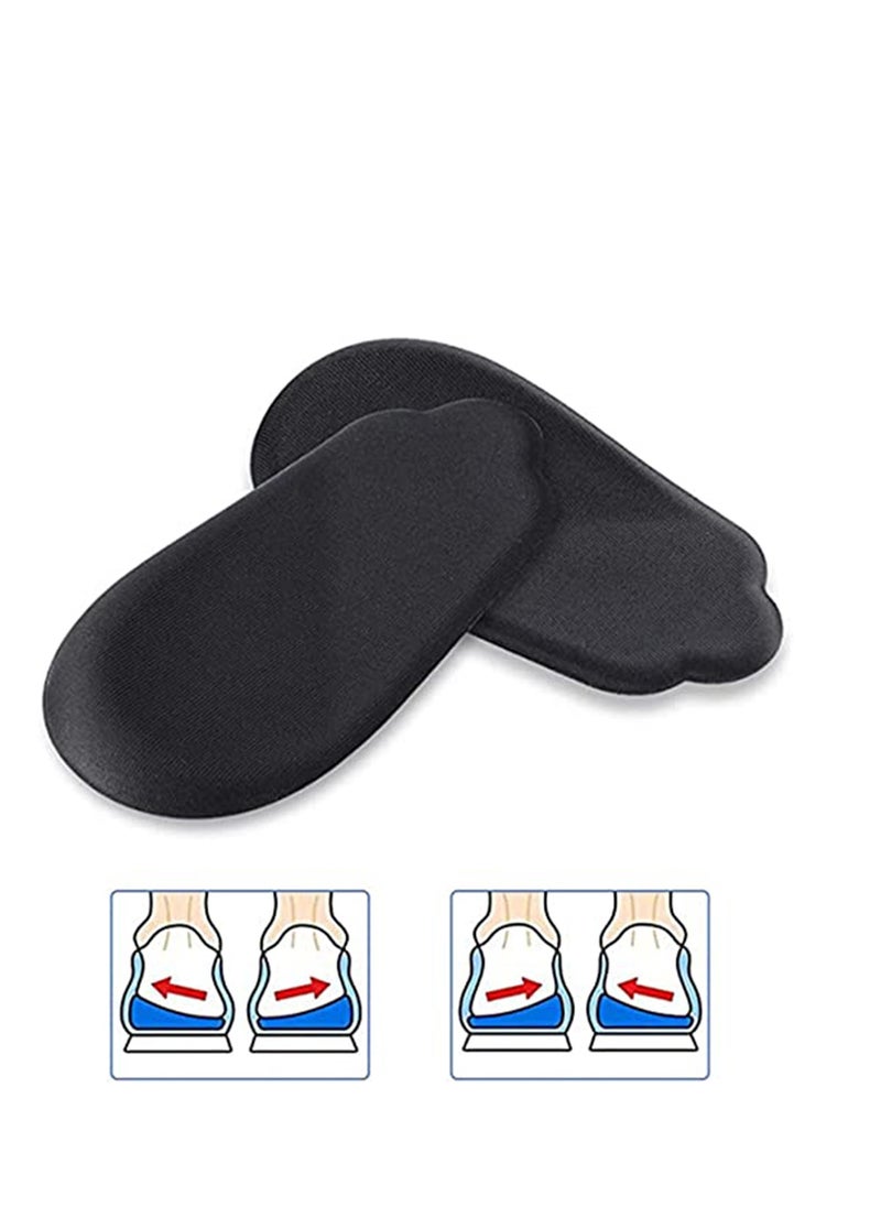 SYOSI - Heel Inserts Heel Cushion Supination Insoles, Heel Cups Lateral Inner Heel Wedge Insert for O/X Type Leg, 2 Pairs Heel Gel Support Pads Orthopedic Insoles for Supination and Pronation - Image 1
