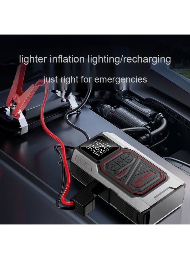 Car Jump Starter 28000mah Water-Resistant Jump Starter Battery Pack, Battery Jumper Starter Portable 200W,12V/1A, LED Light - Image 4