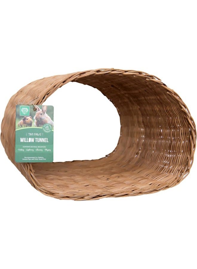 Small Pet Select Tiny Paws Willow Tunnel for Rabbits, Guinea Pigs, and Other Small Animals - Image 1