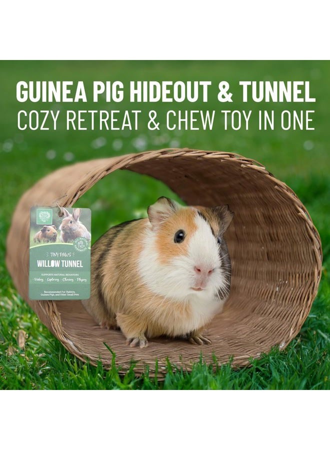 Small Pet Select Tiny Paws Willow Tunnel for Rabbits, Guinea Pigs, and Other Small Animals - Image 4