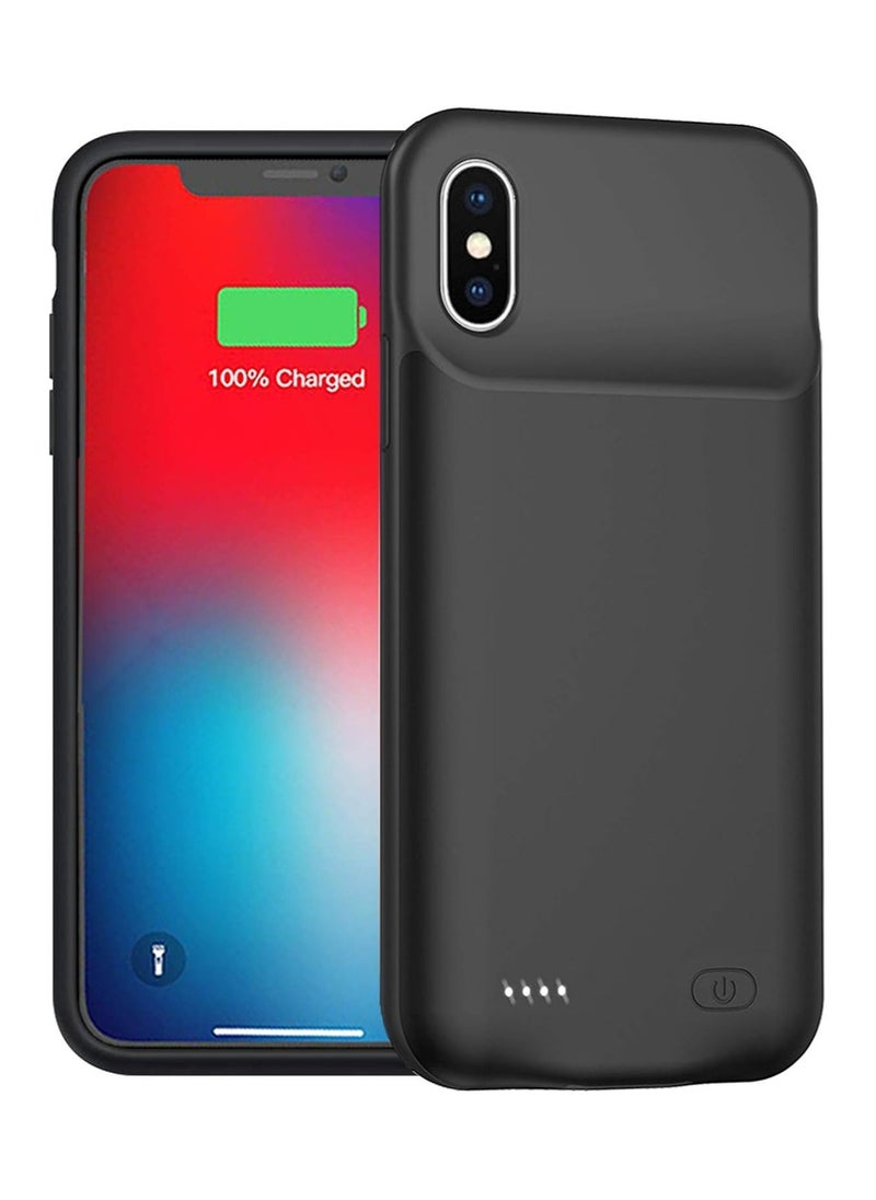 BGM - Battery Case for iPhone Xs Max, Enhanced 4000mAh Protective Portable Charging Case Rechargeable Extended Battery Pack Compatible with iPhone Xs Max (6.5 inch) Charger Case (Black) - Image 1