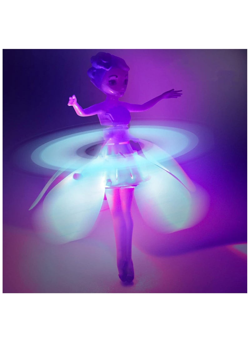 Magic Flying Fairy Princess Doll, Flying Fairy Doll Toys for Girls,Sky Dancers Flying Pixie Dolls Infrared Induction Control Toy  - Image 2