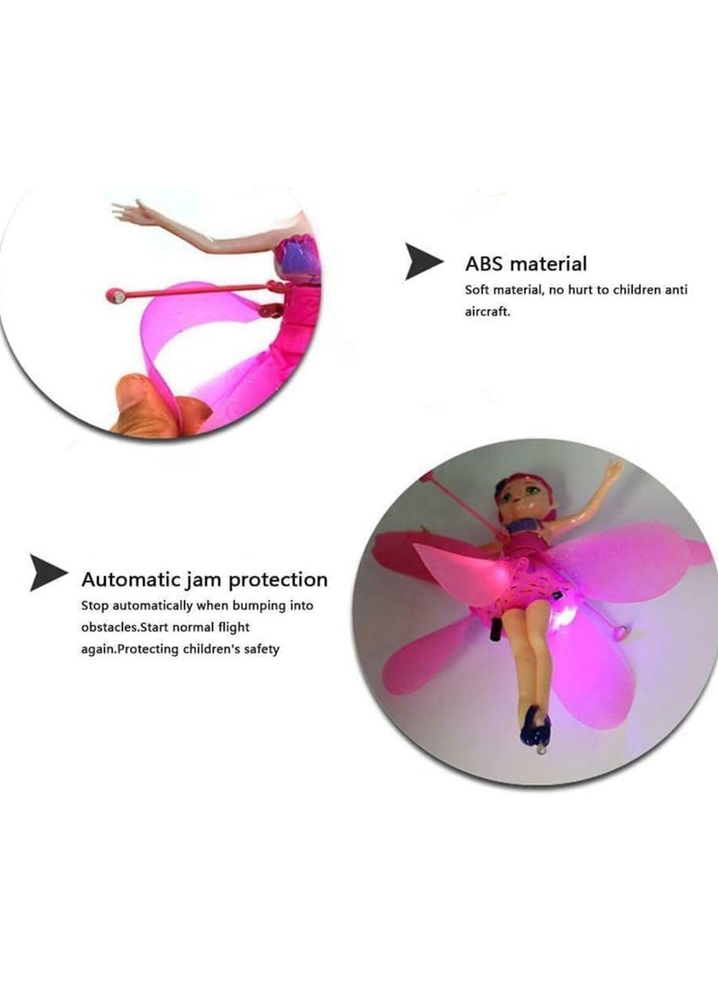 Magic Flying Fairy Princess Doll, Flying Fairy Doll Toys for Girls,Sky Dancers Flying Pixie Dolls Infrared Induction Control Toy  - Image 3