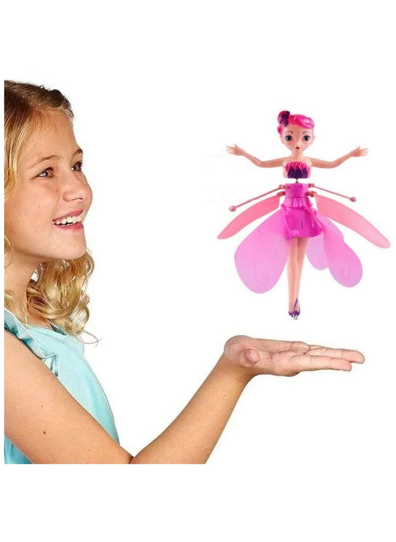 Magic Flying Fairy Princess Doll, Flying Fairy Doll Toys for Girls,Sky Dancers Flying Pixie Dolls Infrared Induction Control Toy  - Image 4
