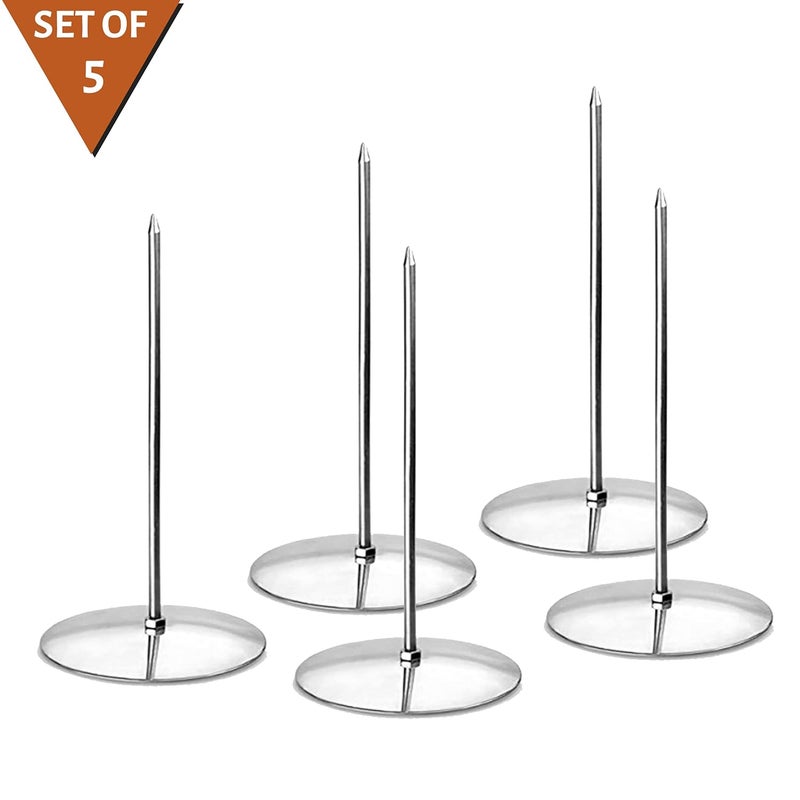 GoodWill Tech Stainless Steel Desk Straight Rod Paper Bill Fork (5) - Image 2