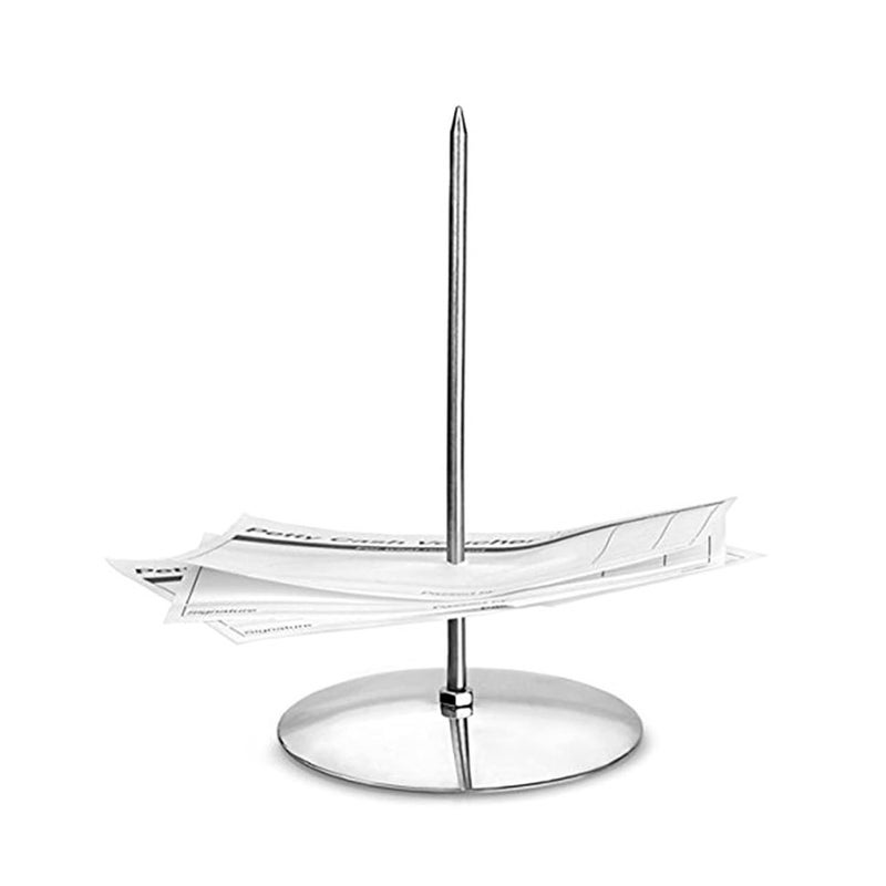 GoodWill Tech Stainless Steel Desk Straight Rod Paper Bill Fork (5) - Image 3