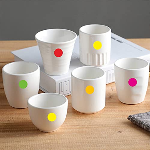 PARLAIM 6000 PCS 3/4 Inch Round Color Coding Dot Stickers, 0.75" Circle Label in Dispenser Box for Classroom School and Office (Green Blue Red Yellow) - Image 3