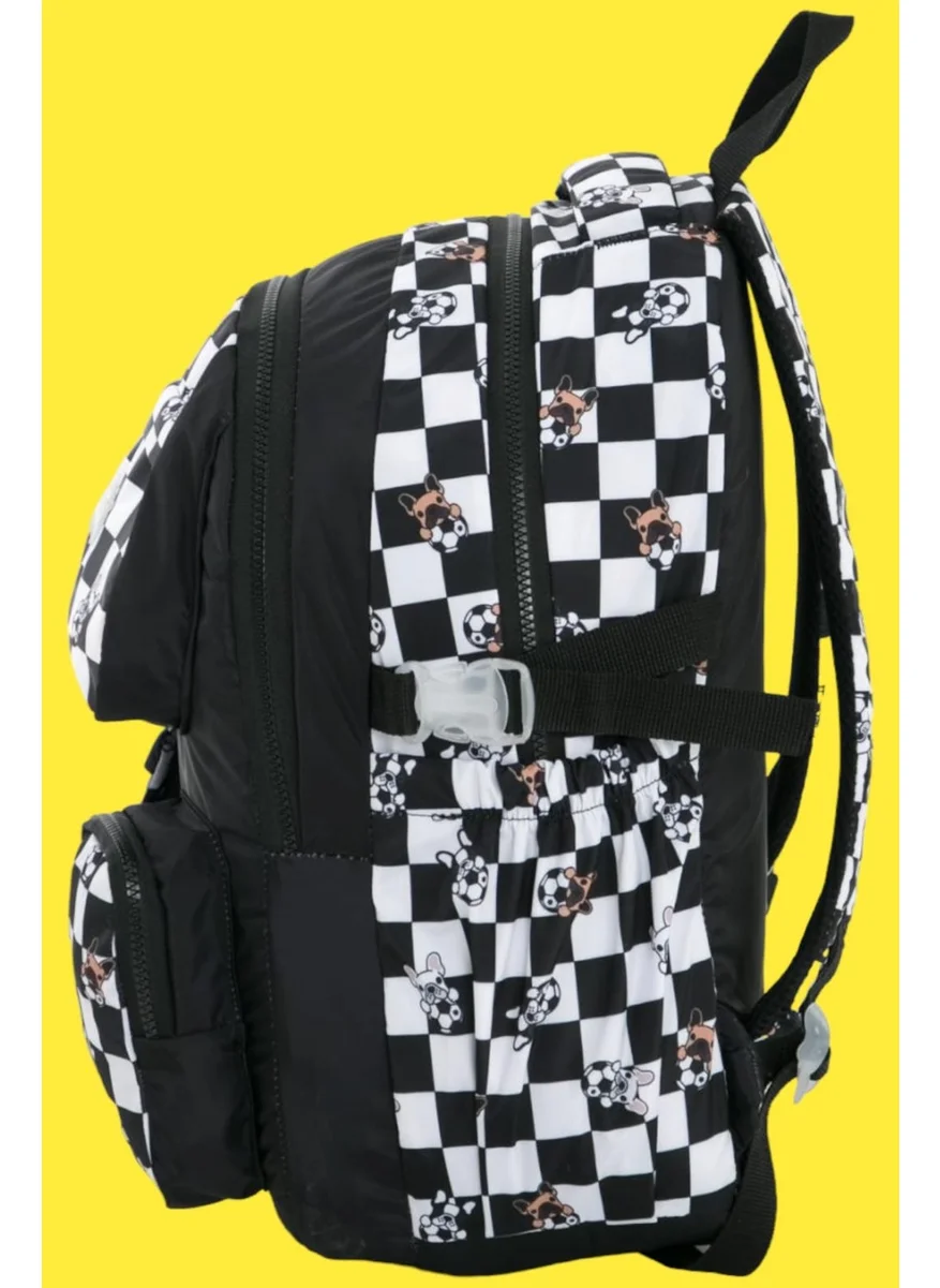 Tezzgelsin Waterproof Checkered Colorful Backpack School Bag