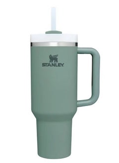 Quencher H2.0 FlowState Stainless Steel Vacuum Insulated Tumbler with Lid and Straw for Water, Iced Tea or Coffee, Smoothie and More,LV Print, 40 oz