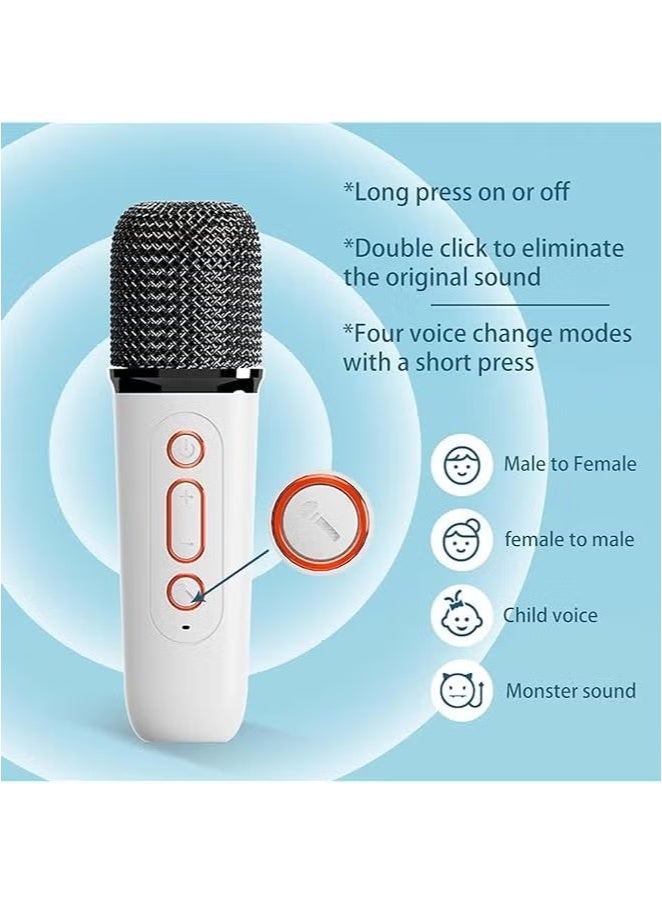 Karaoke Machine Kids Fun Toys Birthday Gifts For Adult Kids Toddler Boys Girls 3 4 5 6 7 8 9 10 11 12+ Portable Bluetooth Speaker With 2 Wireless Microphone  - Image 5