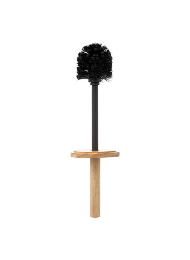 Five Simply Smart Marble Effect Lea Toilet Brush With Holder Black 160940B - Image 2
