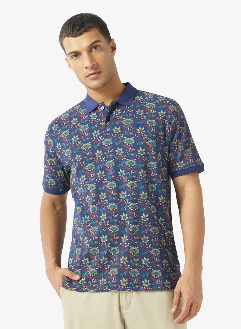 Ben Sherman Floral Printed Polo