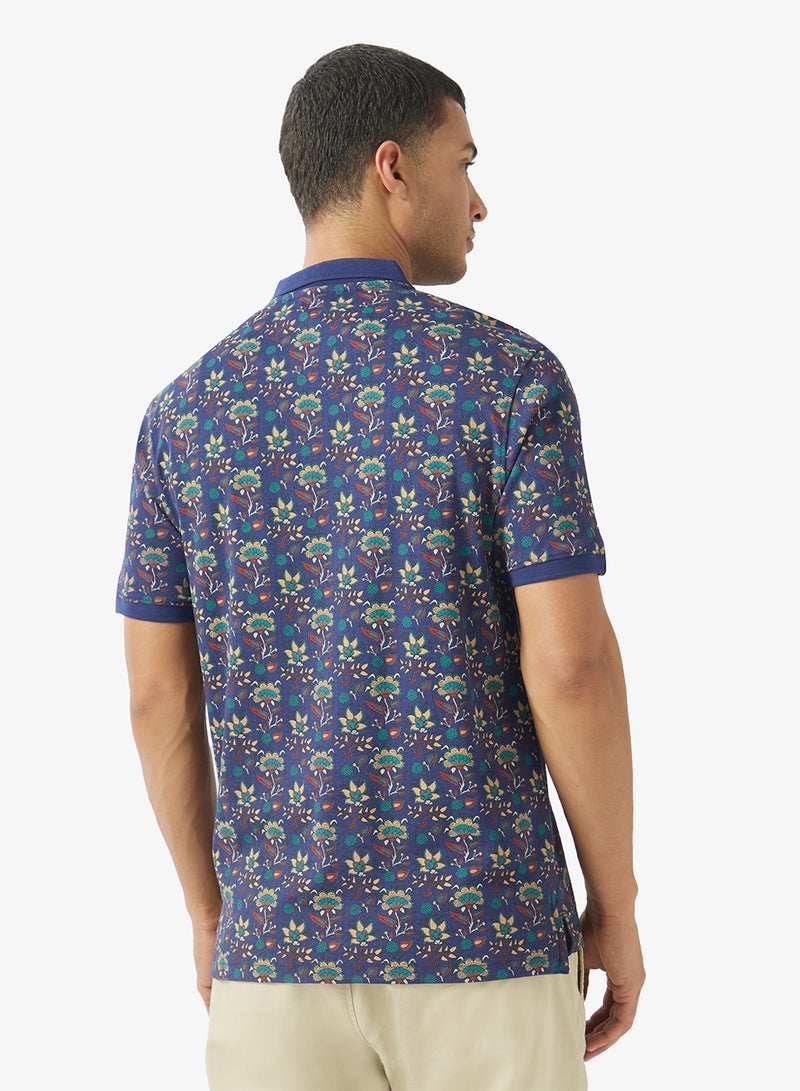 Ben Sherman Floral Printed Polo - Image 2