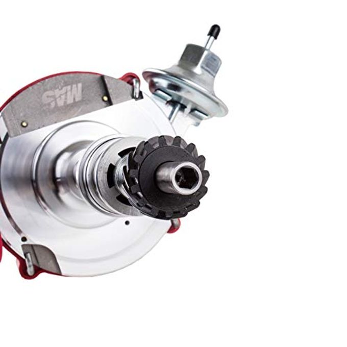 MAS Ignition Distributor w/Cap & Rotor Compatible with Ford 351C 351M 400 429 460 HEI 65,000 Volt Coil KA-1046013 PE332U JM6506BL 351CBLHEI0 - Image 5