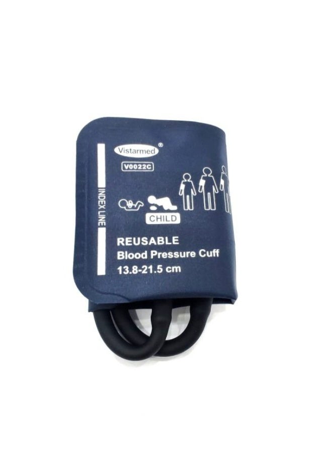 Double Tube Child Reusable NIBP Cuff Size 13.8 to 21.5 cm