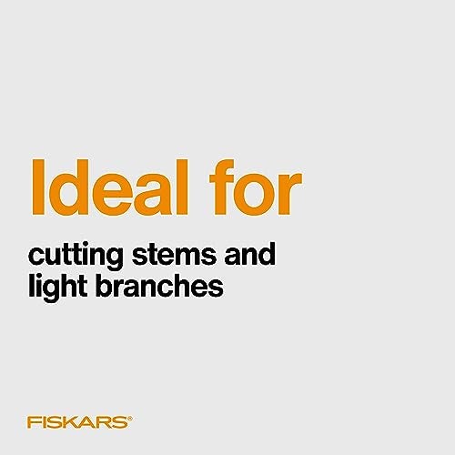Fiskars Bypass Pruning Shears, Branch Cutter with 5/8" Cut Capacity, Garden Shears with Sharp Steel Blade, Rust Resistant, Ergonomic Pruners with Comfort Handle and Safety Lock, Gardening Hand Tools - Image 5